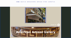 Desktop Screenshot of americanartisangallery.com